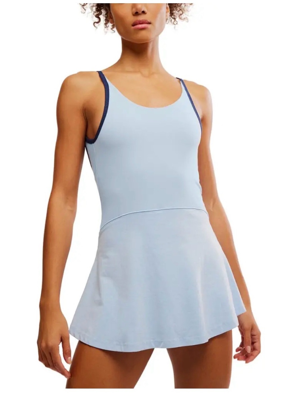 Free people movement hot shot skortsie blue tennis athletic dress